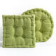 Yingzhu'er seat cushion thickened chair chair cushion soft butt cushion buttocks four seasons office sedentary soft cushion student classroom thick seat cushion green grass 40*40cm square thick about 8 miles