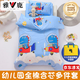 Yalu cotton kindergarten bed three-piece quilt set six-piece cotton children's quilt core set nap quilt pilot 100% cotton free handbag fitted sheet three-piece set + 2 Jin Jin equals 0.5 kg silk cotton quilt + cushion core + pillow core
