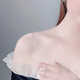 Kunsui Transparent Underwear Shoulder Straps Bra Invisible Non-slip Seamless Wide Buckle Thin Straps Underwear Accessories Can Expose Shoulder Straps Transparent Underwear Shoulder Straps [7 Pairs Mixed Style]