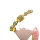 Étape par étape imitation imitation hetian jade bracelet bracelet bracelet bonbon cube cube bracelet haut de gamme atmosphérique douyin le meilleur ami bracelet casse