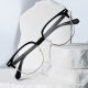 Calvin Klein glasses men's CK eyebrow frame is like half frame anti-blue light glasses business trend myopia glasses frame women can match astigmatism CKJ23229LB-718-5318 Gloss black + gold Wanxin HD 1.67 lens