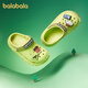 Balabala 2025 Nuevas zapatillas para niños Slippers for Boys Summer Anti-Slip Hole Shoes para niños de tamaño mediano Interior Interior Sobertura suave Sobre Verde 29 Longitud interna 19 cm (190) Adecuado para pies de longitud 19 cm
