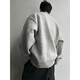 Yuyong Light Gray Henley Collar Plush Sweater Men's Winter Lazy Style Knitted Sweater American Retro Wool Sweater Light Gray Upgraded 90% Buyers Choose XL