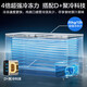 Midea (Midea) 500 liters and above freezer commercial large-capacity double-door horizontal freezer deep-freezing quick-freezer large seafood special cabinet frozen meat quick-freezing cabinet tea cabinet fruit refrigerator 419 liters newly upgraded frost reduction and odor-free -40 quick freezing