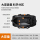 POLO golf clothing bag, men's nylon golf bag, golf clothing bag, portable golf bag black, independent shoe compartment