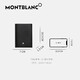 万宝龙（MONTBLANC）钱包男款皮质大班系列对折钱夹名片夹 黑色 均码 14108