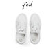 Fed Mall Soms de chaussures blanches à semelle épaisse automne Nouvelles chaussures pour femmes chaussures de sport en cuir r0904-yab679 bleu / blanc 38