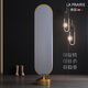 LA PRAIRIE German brand Light luxury floor-standing mirror Home bedroom full-body mirror rotating living room three-dimensional changing dressing dressing mirror Golden rotating dressing mirror 175*40cm