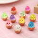 Cute broken-shell chicks luminous small ornaments diy home ledger children's ornaments wholesale cartoon resin accessories Luminous broken-shell chicks mixed pack of 20 hot-selling models
