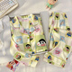 
He Yangyu 2025 new crayon Shin-chan cartoon Japanese pajamas for women in spring and autumn cloud cotton thin long sleeve autumn and winter home clothes 11303 women's model [cloud cotton] long sleeves + long trousers XL women [suggested weight 120-135Jin [Jin equals 0.5 kg]]