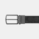 Entrenador (entrenador) [Suministro de marca directa] logotipo clásico para hombres Belche de pintura impresa PVC gris negro con cuero Cy983QBMI55