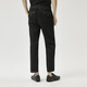 K-boxing pour hommes décontractés micro-élastiques silhouette jeans droits lâches fqrt1509 noir 34