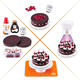 Rongdafeng Szuru Food Ball Cooking Master Kitchen usware Homemade Food Mini Mini Ornaments Cinq fois surprise Board Box Toys Food Cooking Ball Random Three (pas de répétition)