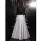 
Seidler black evening dress for women 2025 new banquet temperament noble and light luxury niche annual meeting host black mid-length L (recommended 106-115Jin [Jin equals 0.5 kg])