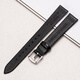 
Adapted to Armani women's genuine leather strap AR11148 11390 11146 lizard pattern 14 cowhide watch strap black-silver pin buckle 14mm