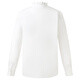 Gloria women's high-end ruffled light luxury long-sleeved stand-up collar white shirt shirt 1E1C3E050 03W original white XS
