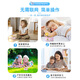 Burdo Children's Gramophon Puzzle frühe Bildungsgeschichte Maschine Kinderlieder Ancient Poetry Player Grammohren und Coax Recording Machine Toys Blue (Big Set) Gramophon + 240 Magnetkarte