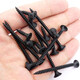 Bingyu BYW-600 Blackened Wall Panel Wood Screws Cross Flat Head Nails M3.5*30mm (500 pcs/pack)