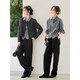 Mohan Yimei French women's shirt tops commuting shirt 25 autumn high-end hot style waist-cut workplace women's clothing