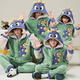 Junge Menschen lieben Worte, Eltern-Kind-Kleid, Herbst- und Winter-Langarm-Koralle-Fleece-Heimkleidung, drei und vier Familie, Familiendekoration, Winter Kinderjunge, YPF3897, Kinder 8 (85-100, 30 Jin [Jin entspricht ca. 0,5 kg]))