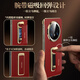 IM-CHEN 【腕带支架丨科技皮】适用华为mate70pro手机壳优享版 MATE70Pro+保护套 超薄高端轻奢商务-玄黑