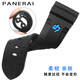 沛纳海手表带硅胶适用于原装PAM616/1305/692/1950氟橡胶针扣 PNH-黑色蓝标+黑色针扣 26MM