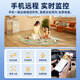 Guangchun Carga de la cámara Monitoreo El enchufo de la casa del hogar pequeño Wifi Wifi Teléfono Remoto y al aire libre Monitor de puerta de automóvil de alta definición cuadrada [tráfico 4G] Versión superior + Llama de batería ultra larga + sin red y no hay energía disponible