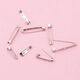 Muyu pins insurance safety pin plaque brace bottom buckle pin with lock tie brooch DIY accessories handmade jewelry silver disc brooch 2CM [20 packs]
