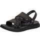 Pull-back sports slippers for men, casual sandals, wear-resistant outdoor beach shoes, summer WSL(WZ)-0978 Black Camel 40