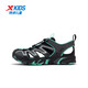 Xtep children's sports and leisure shoes for middle and large children boys and girls sandals summer new Baotou sandals beach shoes black/charcoal gray 34