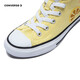 Converse Converse children's shoes girls mid-top canvas shoes summer new lemon pattern children's Velcro casual shoes yellow 28 recommended foot length 17cm