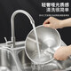 BAYCO 304 stainless steel basin, vegetable basin, salad bowl, thickened noodle and egg basin, seasoning basin with scale 17CM BG8308