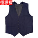 Hengyuanxiang middle-aged and elderly men's spring and summer thin suits single vest loose elderly multi-pack vest dad casual vest men's suit vest - gray 50 yards (recommended 90-120 Jin Jin is equal to about 0.5 kg)