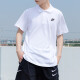 Nike T-Shirt Kurzärärmelte Herren Sommer Neuer Klassiker Lapel Polo-Hemd Fitness Sportswear atmungsaktives lässiges Top FN3895-100 White S