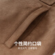 Mark Huafei Suede Imitation Sheep Wool Jacket Men's Autumn and Winter Thickened Warm Top Jacket Khaki 54/XL