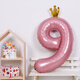
Domeiyi birthday scene arrangement girl digital birthday balloon props atmosphere arrangement children party decoration pink 7