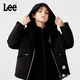 Lee Children's Jacket 2025 Autumn New Men's and Women's Clothes Three-Proof Outdoor Hooded Jacket Three-in-One Top Black Upgraded 140 cm