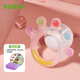 Haakaa Baby Soothing Teether Baby Toy Silicone Gum Chew Massage Teether Oral Soothing Stick Can Be Boiled Colorful Big Palm 1 Pack
