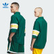 Adidas (Adidas) Clover Men's Clothing 25 Summer NUEVA pareja Estilo Media manga Sporty Loose Curt Lapa Camiseta IY7373/Forest Green XS