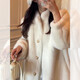 Gu Bing fur coat for women long fur one-piece mink velvet Korean style noble thickened winter high-end coat for women beige M Recommended 115Jin Jin is equal to 0.5kg within
