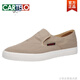CARTELO Summer Canvas Shoes Men's One-Pin-One Lazy Shoes British Loafers Driving Soft Sole Old Beijing Breathable Casual Cloth Shoes BD20042 Black and White 41