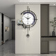 Jiujiuda modern simple clock wall clock living room 2025 new Internet celebrity atmosphere home fashion restaurant creative clock wall hanging