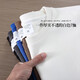 Rein weißer 500 g schweres T-Shirt reines Baumwollverdickte Fadenausschnitt kurzschläfe Übergröße Mody Brand Drei-Polel-Halbhülse schwarz-320 g schweres M Empfohlen 120-140jin [Jin ist 0,5 kg]