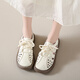 
LINGLI women's sandals for women 2025 new summer breathable stymie pregnant women wear bags and skirt sandals hole shoes 689 meters white 35