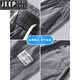
JEEP SPIRIT Tennis Jeans Men's Summer Fashion Brand Ice Silk Straight Loose Breathable Draped Feeling Men's Casual Trousers #1048 Gray M