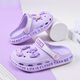 Remtin Children's Hole Chaussures Girls Slippers For Summer Sandals Girls Soft-Soxe Sandals Sandals pour les chaussures de plage parent-enfant de Mid-to-to-to-to-Garn