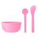 Mask bowl tool set three-piece set mask bowl mask spoon mask stick beauty salon DIY mask conditioning tool mask conditioning tool 3 pieces