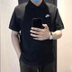 Nike camiseta de manga corta para hombres de 25 años de primavera y verano Nuevo sportswear de moda casual de solapa de solapa transpirable FN3895-010/Push Hot/All Cotton Polo M