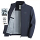 Woodpecker (Tucano) Daddy Jacket 40 años de edad 50 de mediana edad Middle Spring and Autumn Casco Stand-up Chaqueta de collar de mediana edad y ancianos