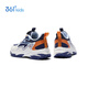 361 Children's cotton shoes 25 winter, men's and women's, middle and older children's grip, wear-resistant, light outdoor velvet warm sports running shoes, blue 38